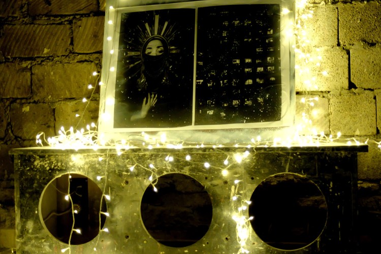 7 A Girl walks home alone in the night _Wood_lights