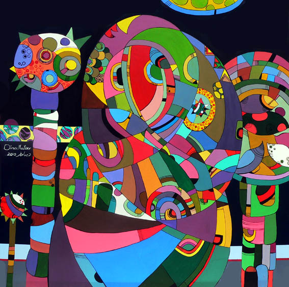 Dina Mattar 3: 200x200cm